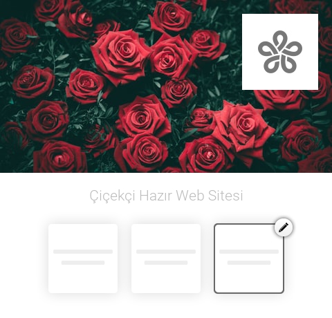 Çiçekçi Hazır Web Sitesi