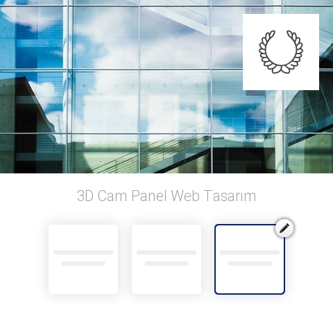 3D Cam Panel Web Tasarım