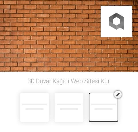 3D Duvar Kağıdı Web Sitesi Kur