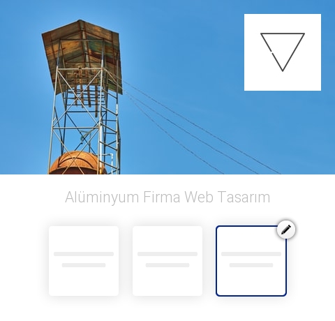 Alüminyum Firma Web Tasarım