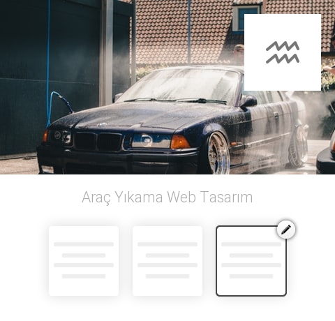 Araç Yıkama Web Tasarım