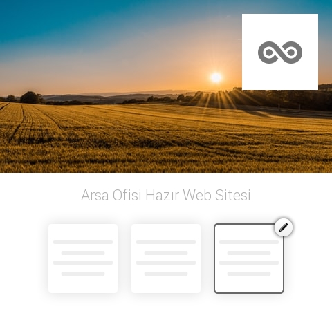 Arsa Ofisi Hazır Web Sitesi