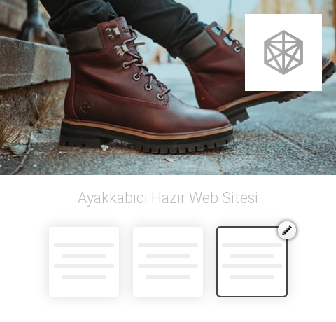 Ayakkabıcı Hazır Web Sitesi