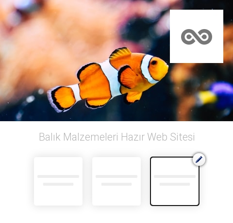 Balık Malzemeleri Hazır Web Sitesi