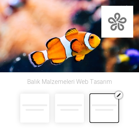 Balık Malzemeleri Web Tasarım