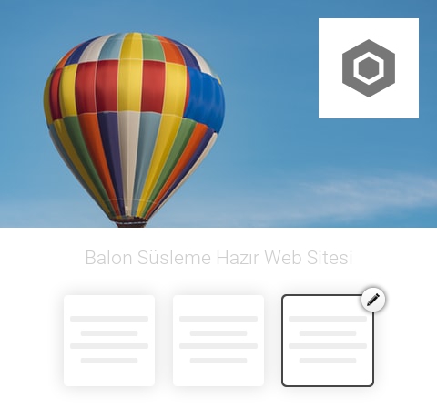 Balon Süsleme Hazır Web Sitesi