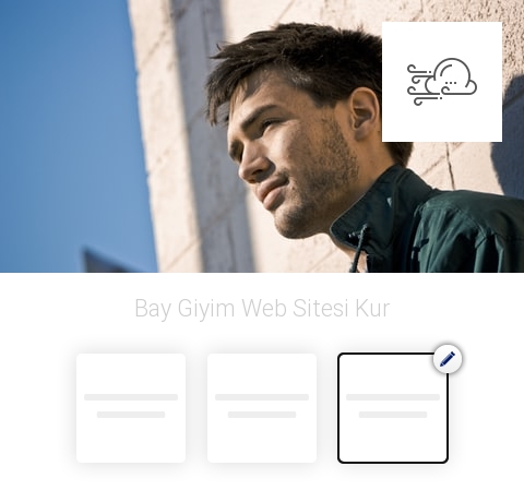 Bay Giyim Web Sitesi Kur