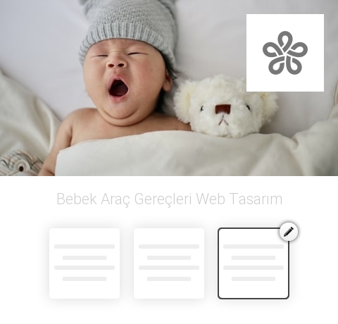 Bebek Araç Gereçleri Web Tasarım