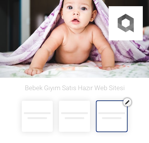 Bebek Giyim Satış Hazır Web Sitesi