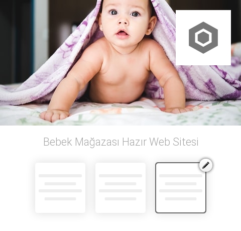 Bebek Mağazası Hazır Web Sitesi
