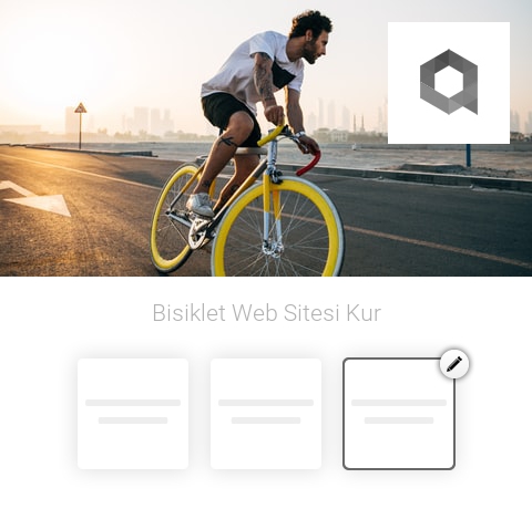 Bisiklet Web Sitesi Kur