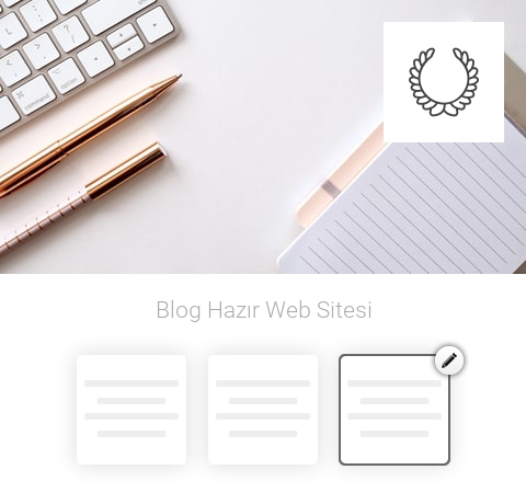 Blog Hazır Web Sitesi