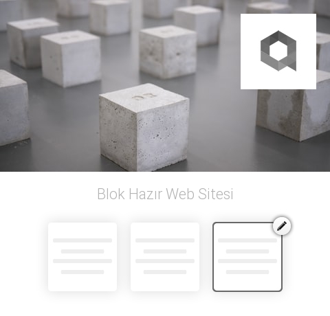 Blok Hazır Web Sitesi