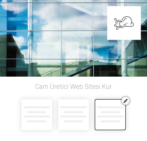 Cam Üretici Web Sitesi Kur