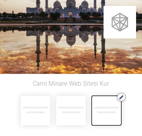 Cami Minare Web Sitesi Kur