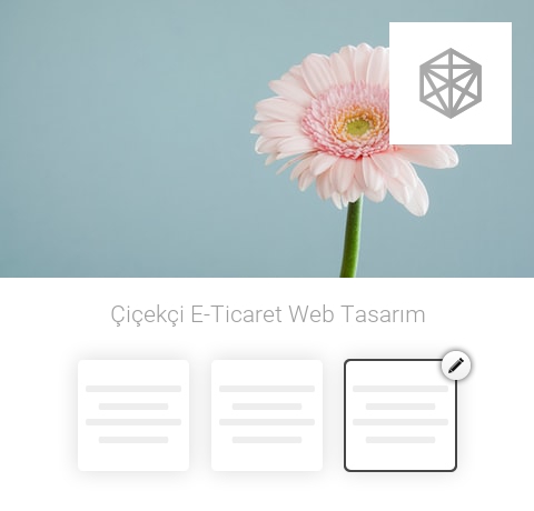 Çiçekçi E-Ticaret Web Tasarım