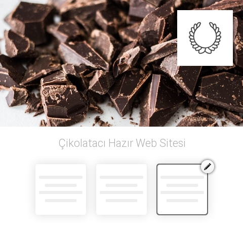Çikolatacı Hazır Web Sitesi