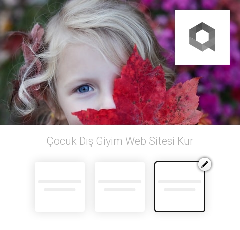Çocuk Dış Giyim Web Sitesi Kur