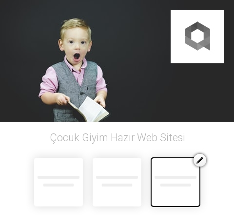 Çocuk Giyim Hazır Web Sitesi