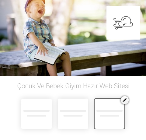 Çocuk Ve Bebek Giyim Hazır Web Sitesi