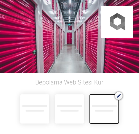 Depolama Web Sitesi Kur