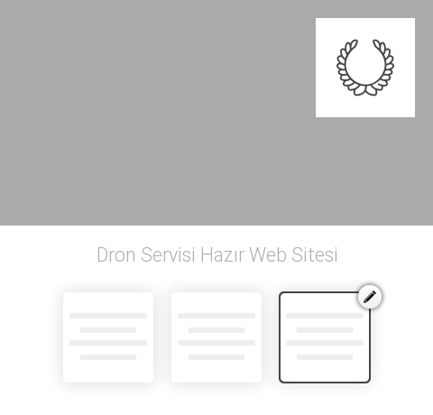Dron Servisi Hazır Web Sitesi
