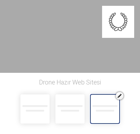 Drone Hazır Web Sitesi