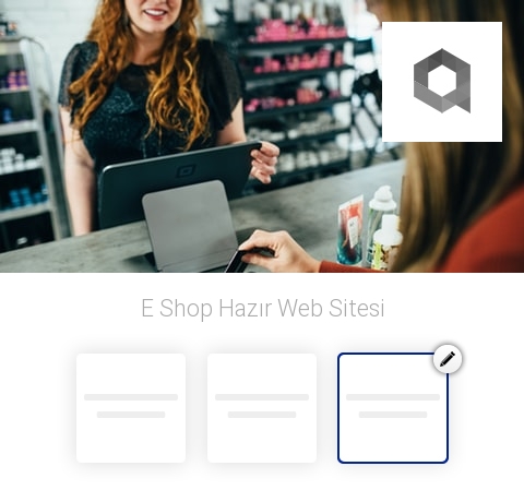 E Shop Hazır Web Sitesi