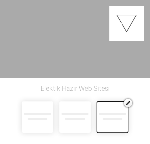 Elektik Hazır Web Sitesi