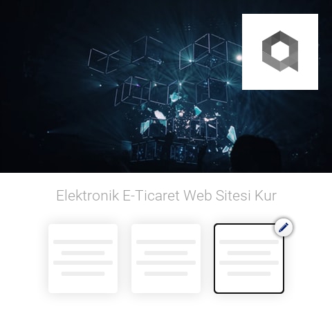 Elektronik E-Ticaret Web Sitesi Kur