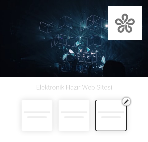 Elektronik Hazır Web Sitesi