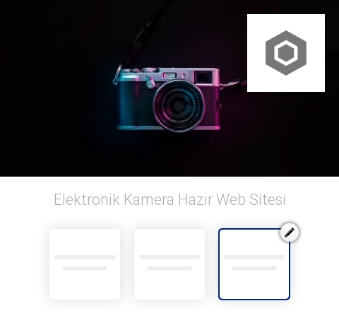 Elektronik Kamera Hazır Web Sitesi