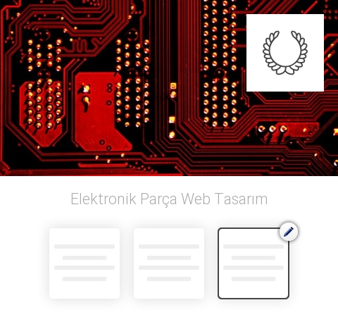 Elektronik Parça Web Tasarım