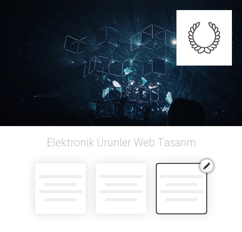 Elektronik Ürünler Web Tasarım