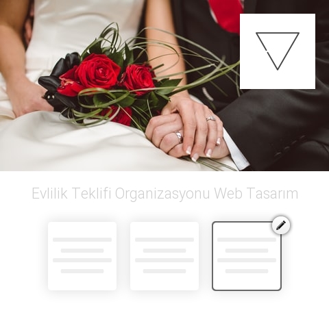 Evlilik Teklifi Organizasyonu Web Tasarım