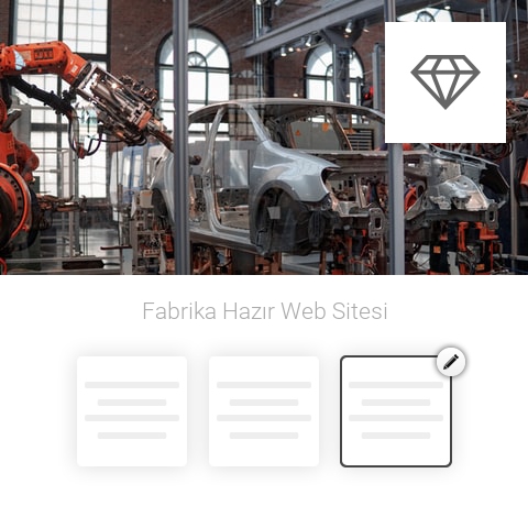 Fabrika Hazır Web Sitesi