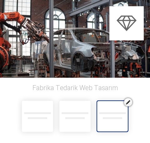 Fabrika Tedarik Web Tasarım