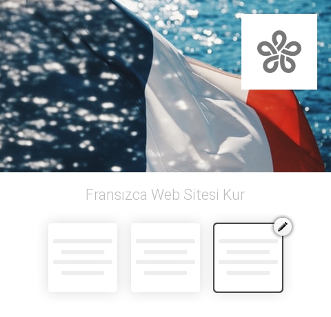 Fransızca Web Sitesi Kur