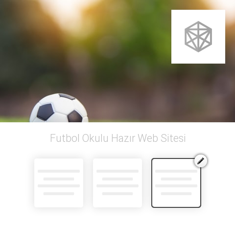 Futbol Okulu Hazır Web Sitesi