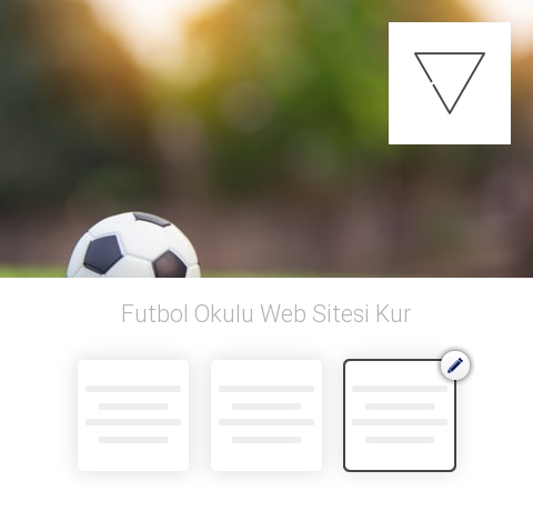 Futbol Okulu Web Sitesi Kur