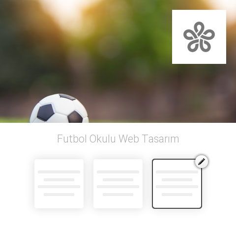 Futbol Okulu Web Tasarım