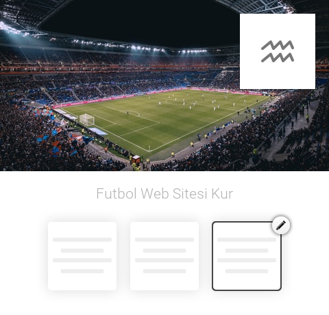 Futbol Web Sitesi Kur