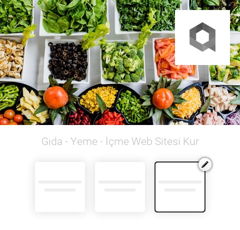 Gıda - Yeme - İçme Web Sitesi Kur