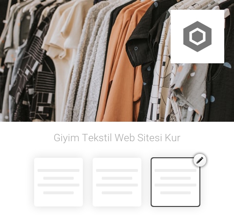 Giyim Tekstil Web Sitesi Kur