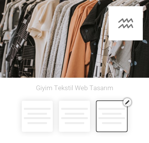 Giyim Tekstil Web Tasarım