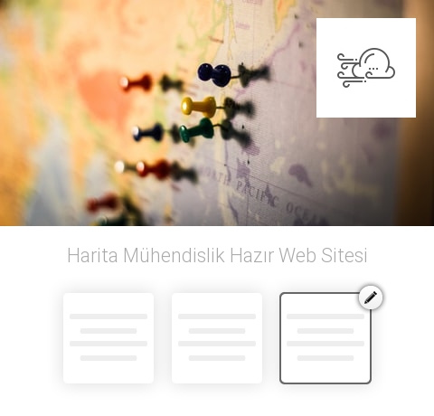 Harita Mühendislik Hazır Web Sitesi