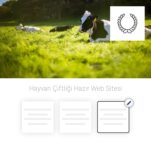 Hayvan Çiftliği Hazır Web Sitesi