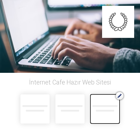 İnternet Cafe Hazır Web Sitesi