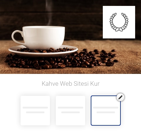 Kahve Web Sitesi Kur
