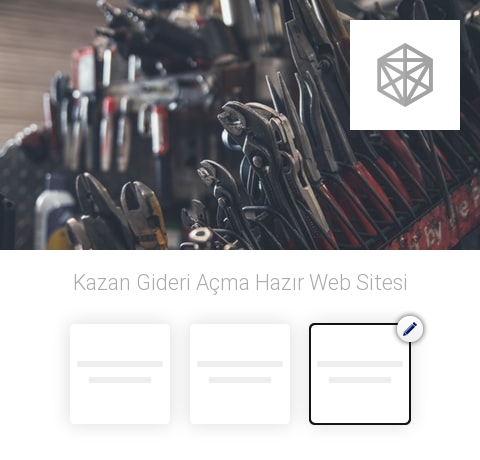 Kazan Gideri Açma Hazır Web Sitesi